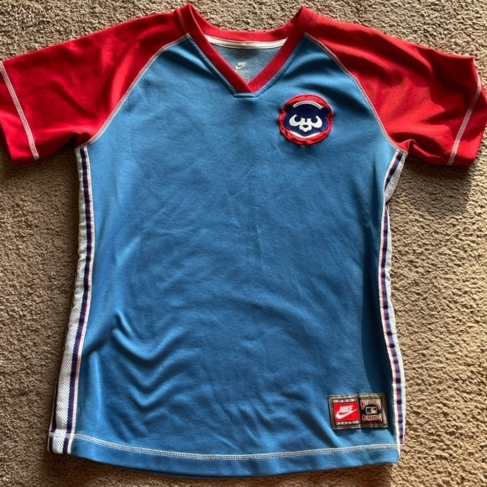 Nike Kids Red and Blue Jersey